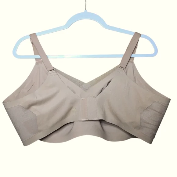Honeylove Crossover Wireless Sports Bra Smoothing Sand Tan Brown Plus Size 3X - Picture 2 of 6